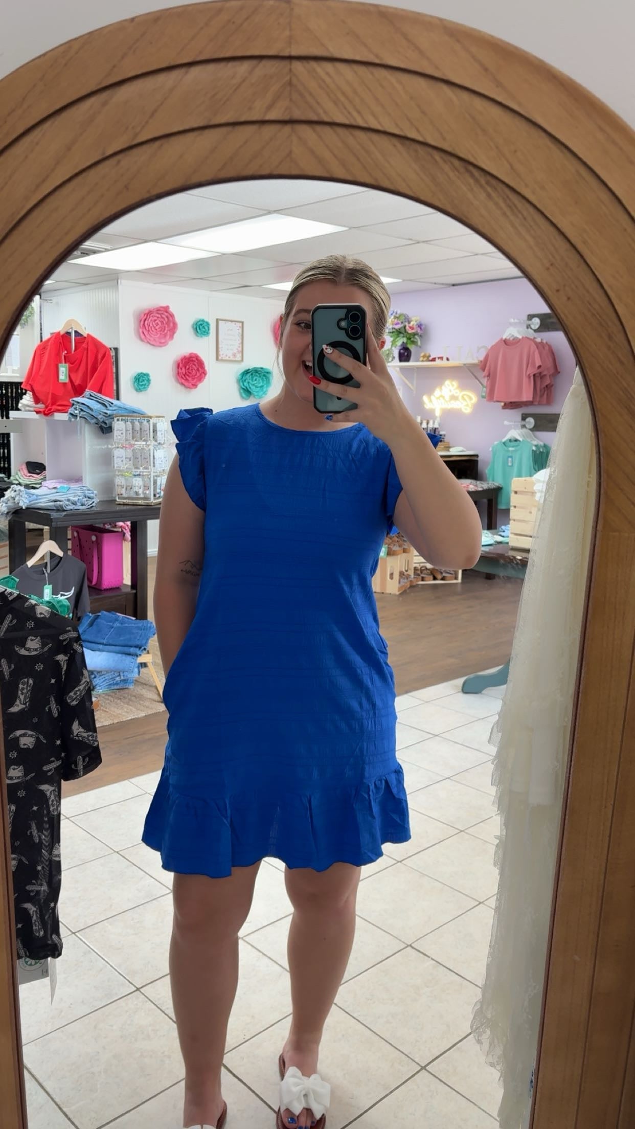 All-American Flutter Dress