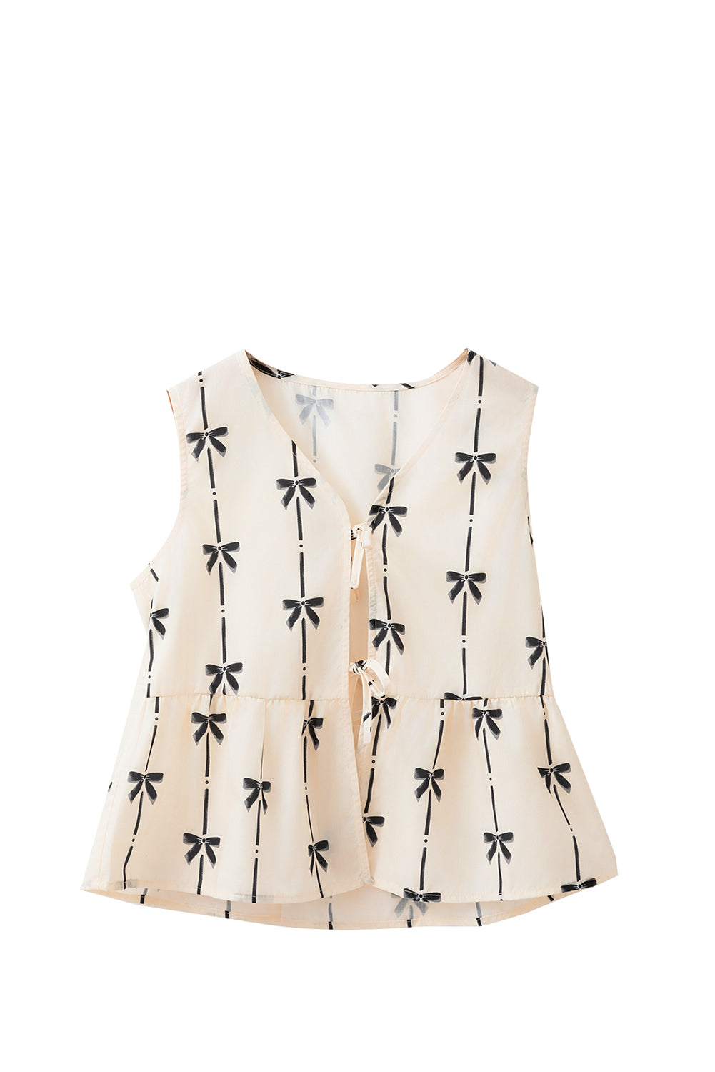 Bow Belle Ruffle Vest