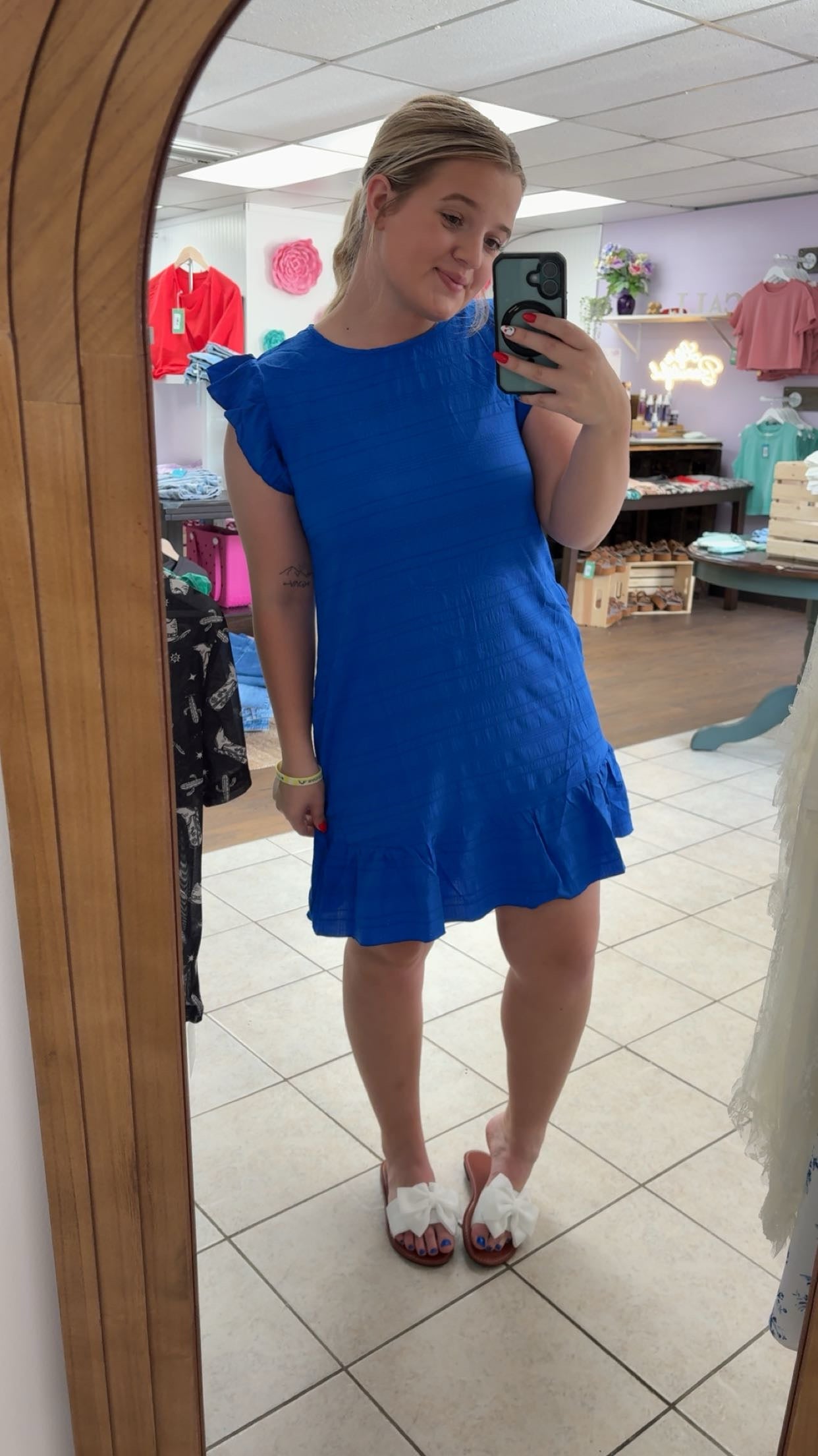 All-American Flutter Dress