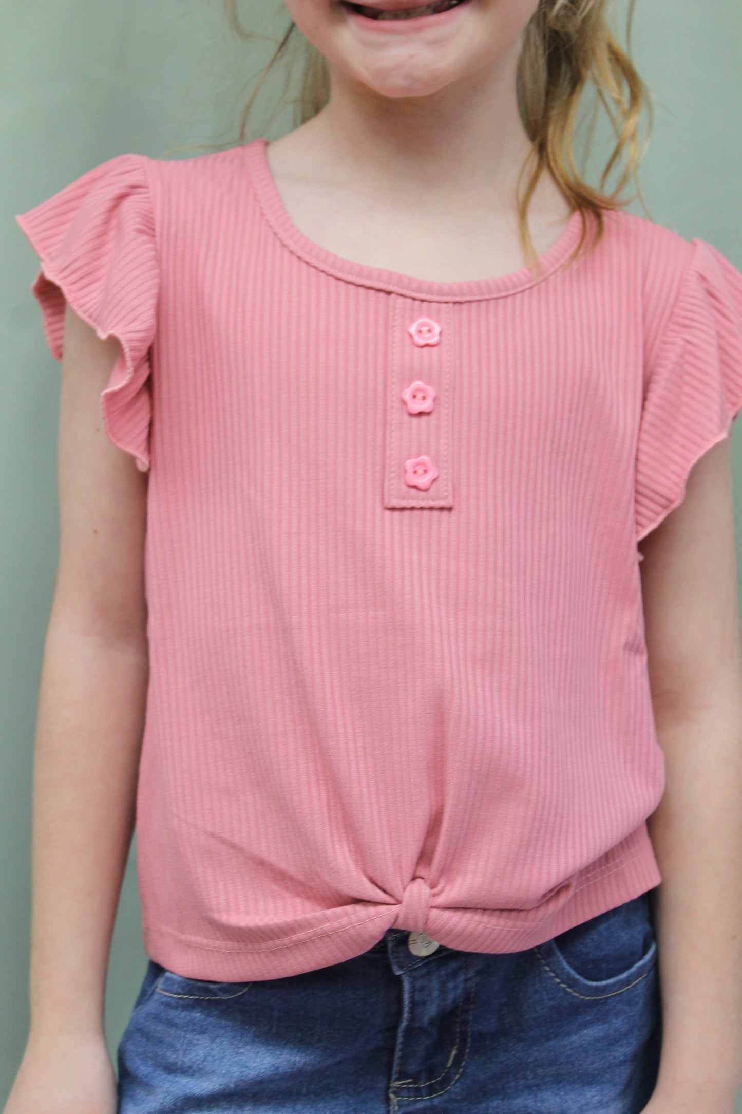 Berry Sweet Knot Top