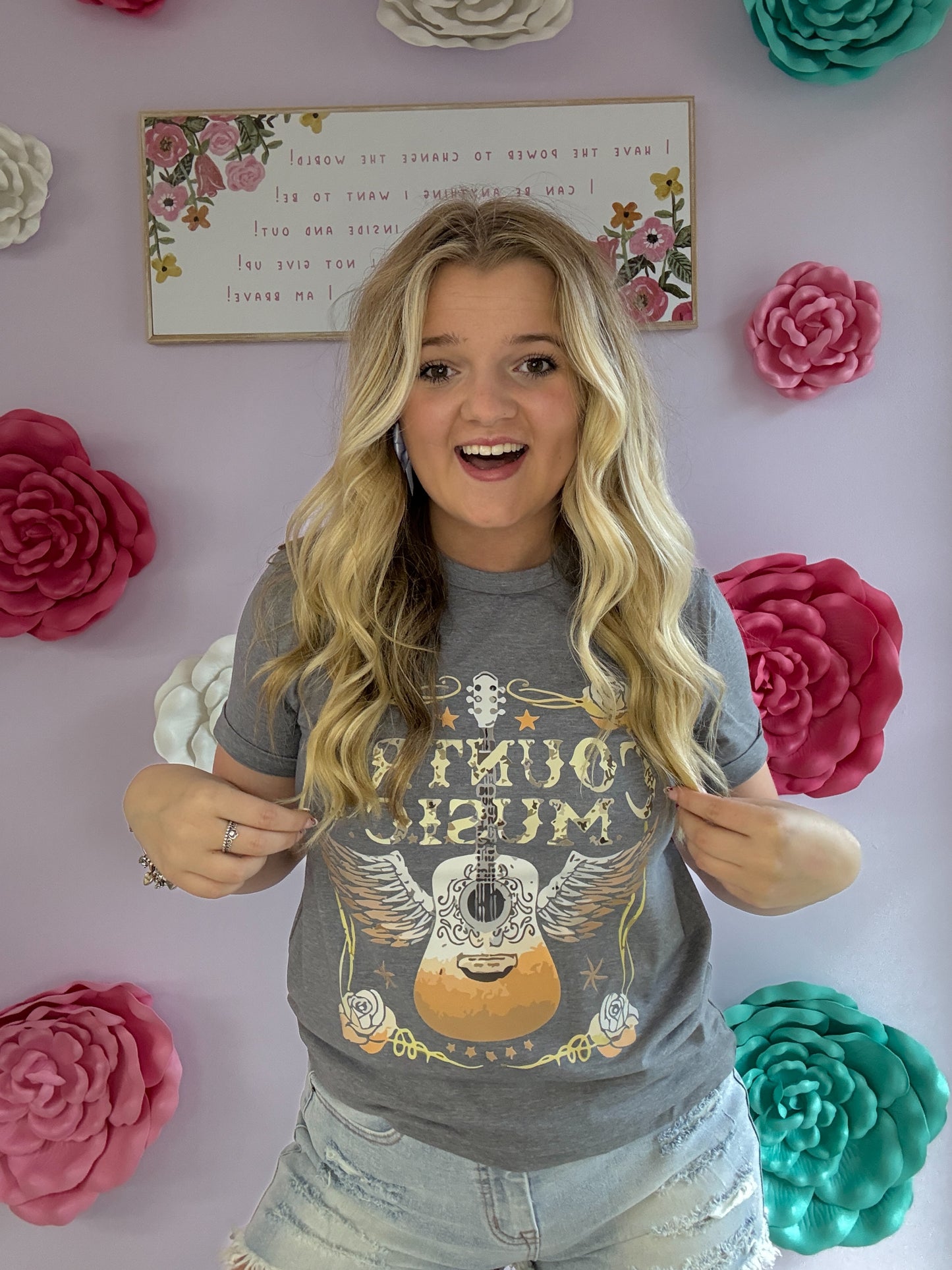 Country Music Wings Tee