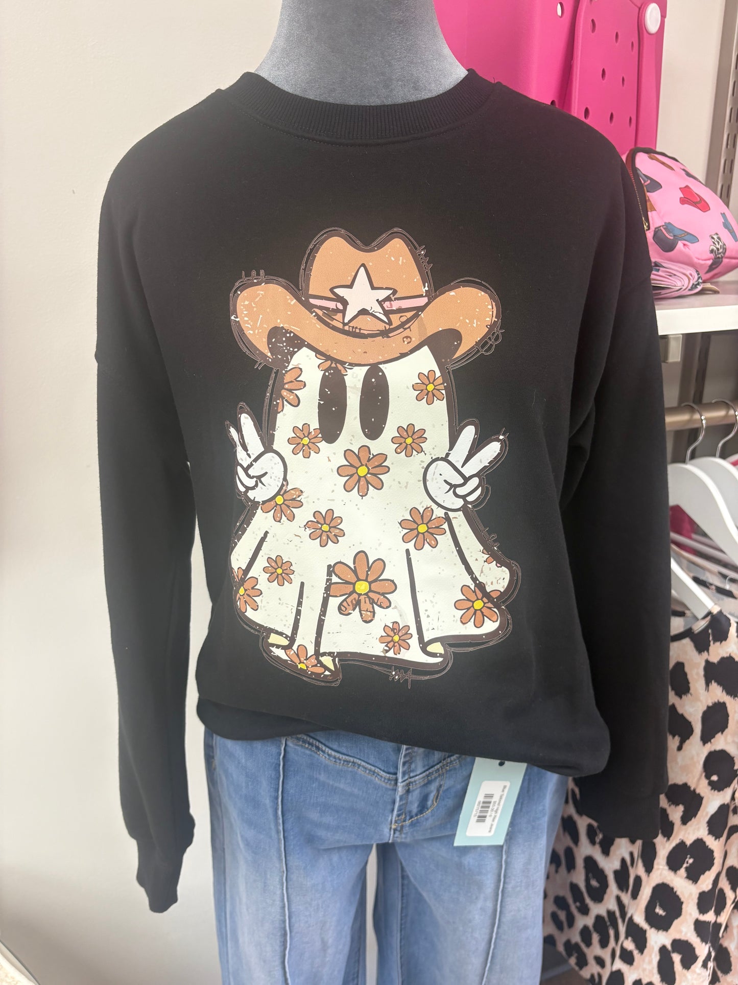 Cowboy Ghost Crewneck