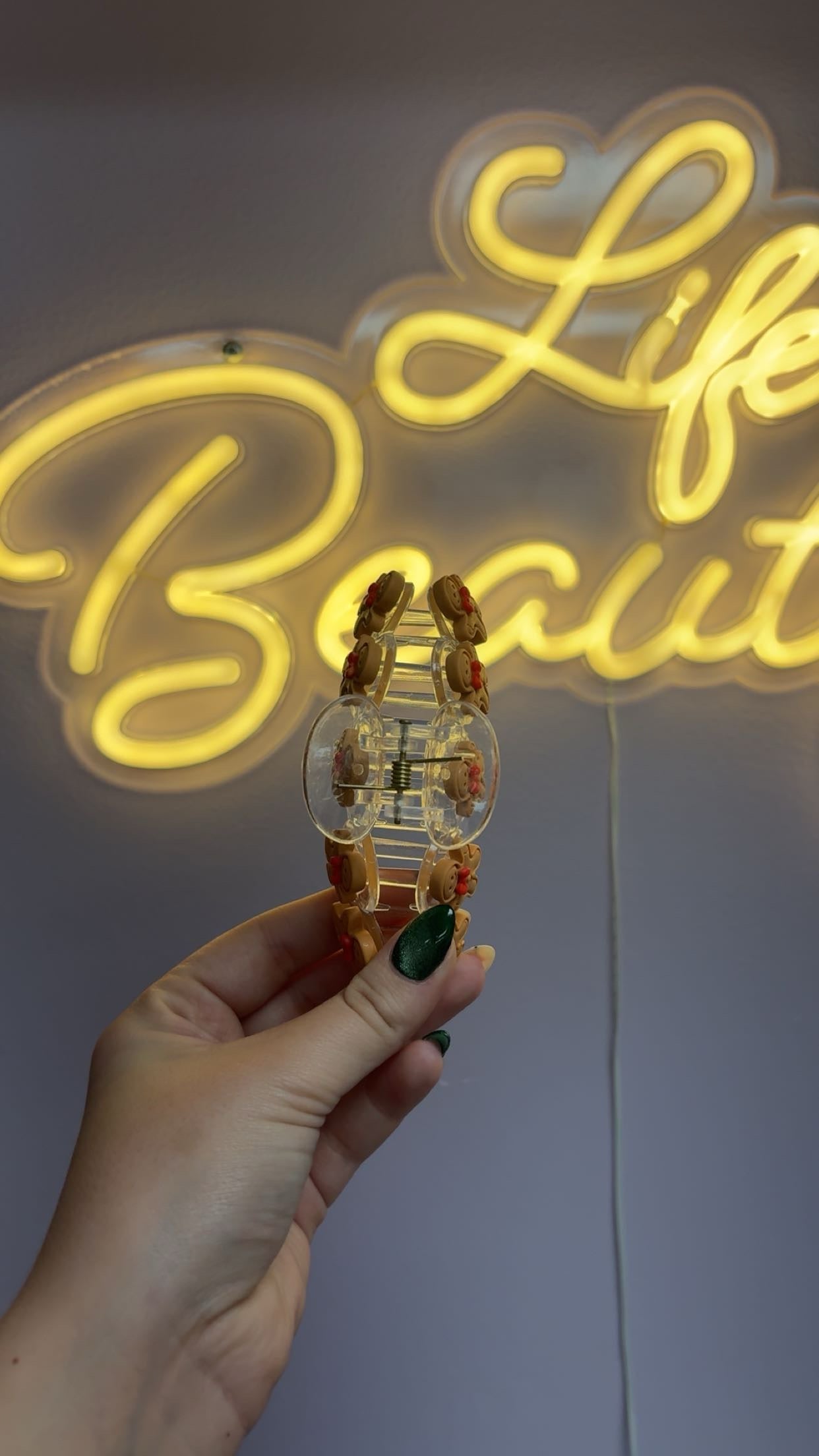 GingerBread Claw Clip