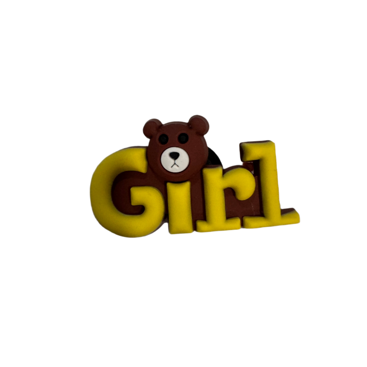 Beary Cute Girl - Mini CALL Charm