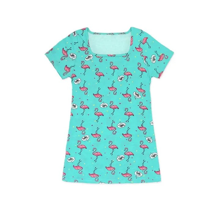 Girls Flamingo Dress