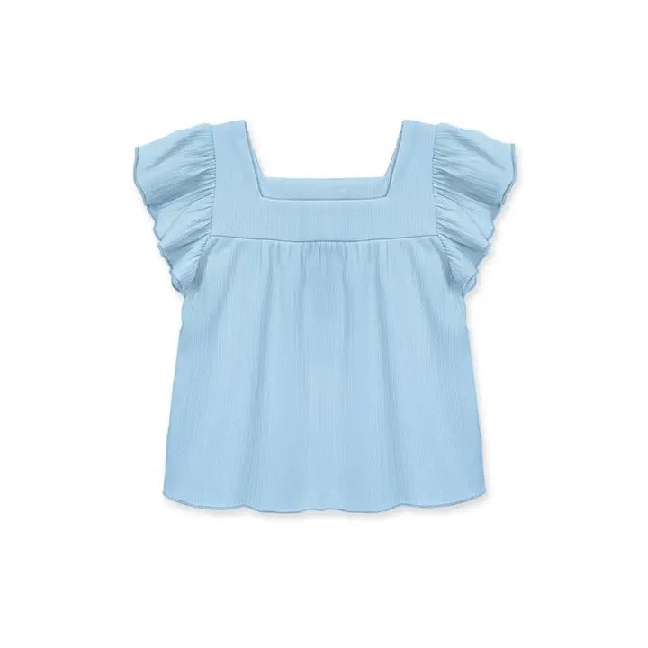 Light Blue Fashion Top
