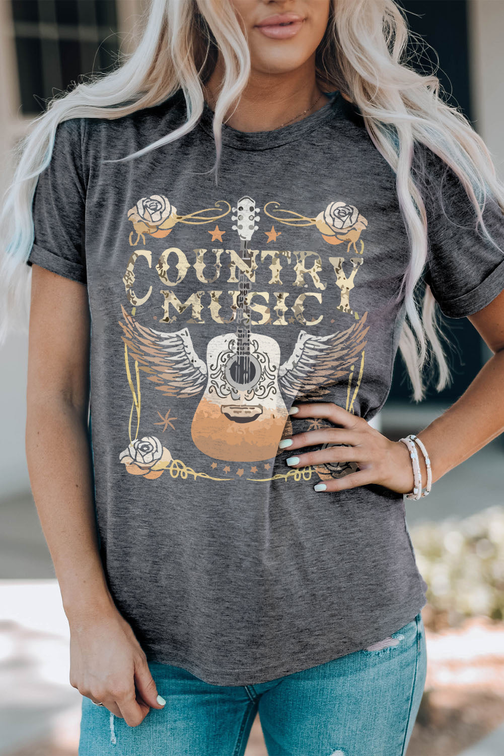 Country Music Wings Tee