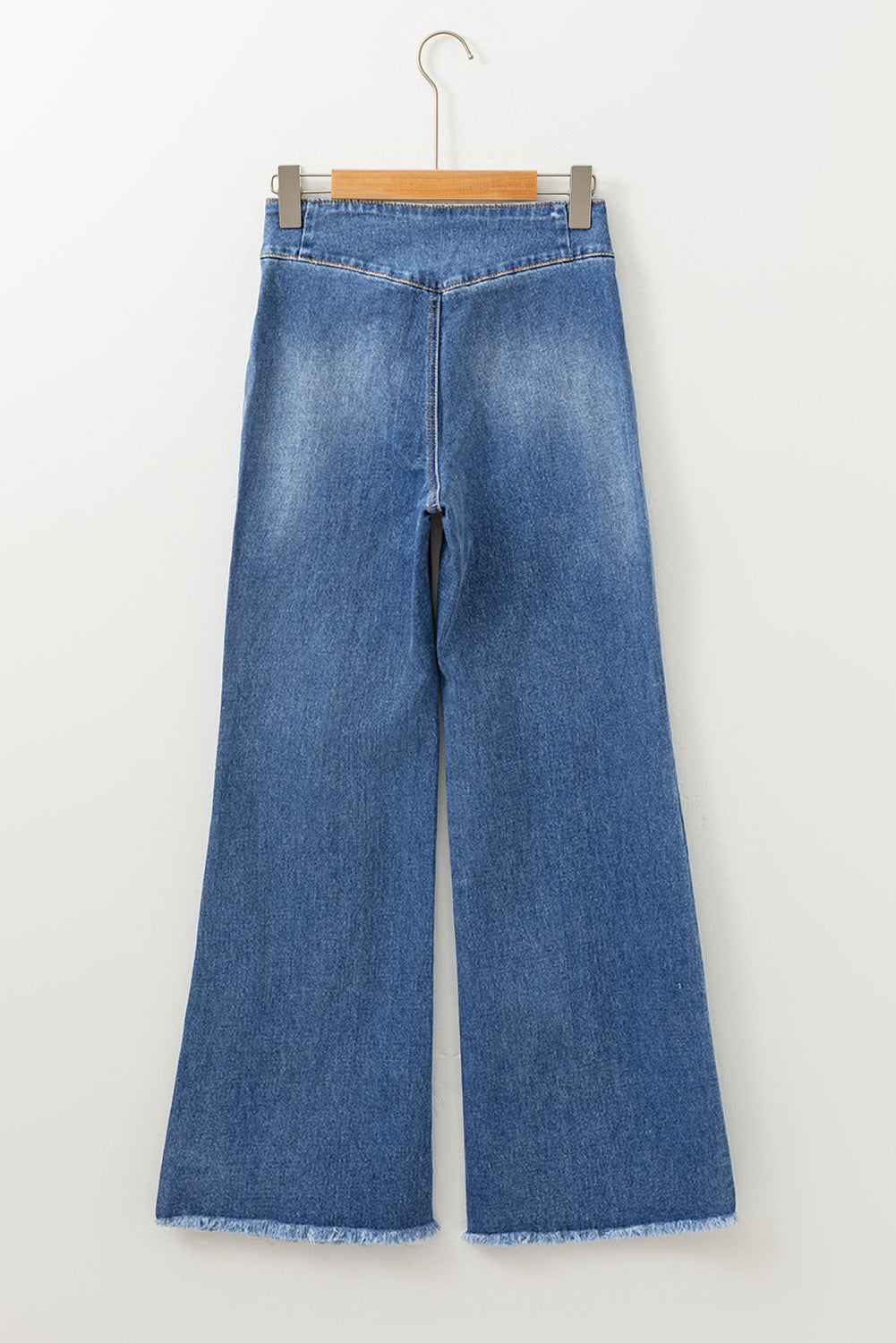 “Unstoppable Waves” High-Waist Flare Jeans