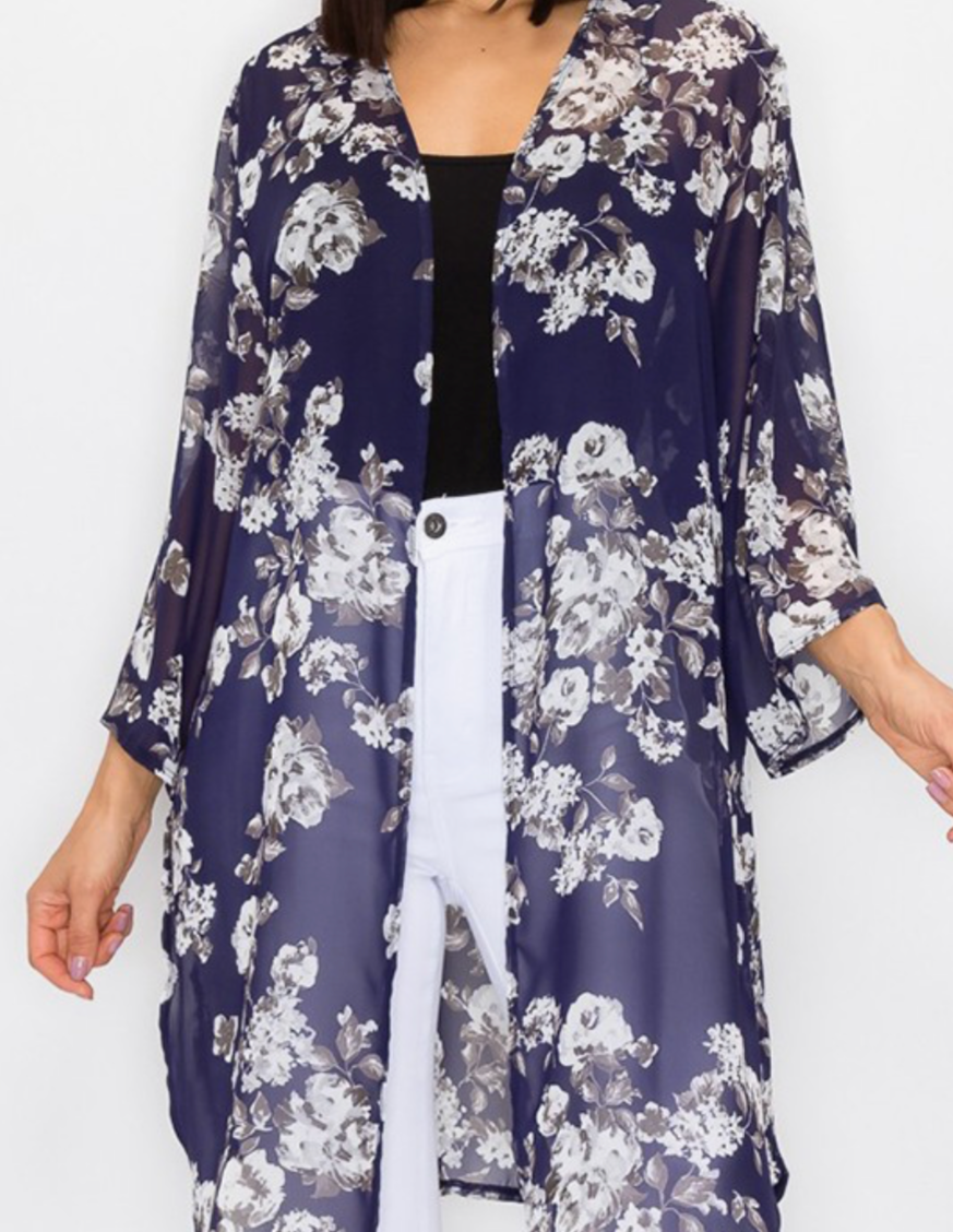Midnight Blossom Cardigan
