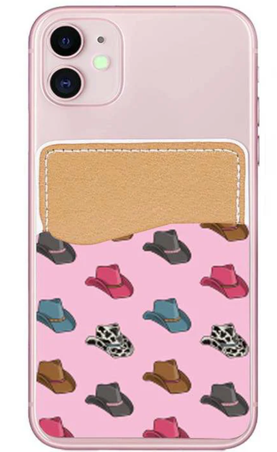 Pink Cowgirl Parade Phone Pocket