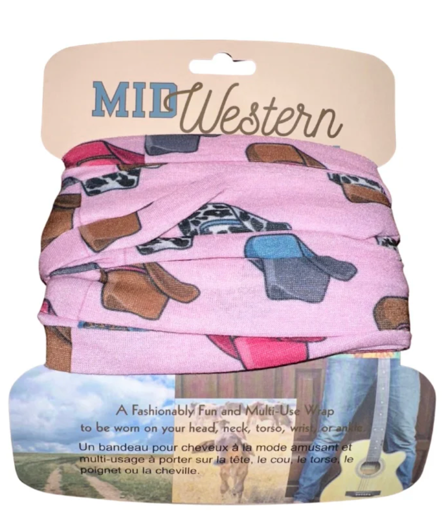 Pink Cowgirl Parade Stretchy Wrap