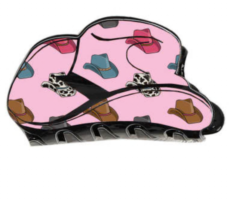 Pink Cowgirl Parade Hair Clip