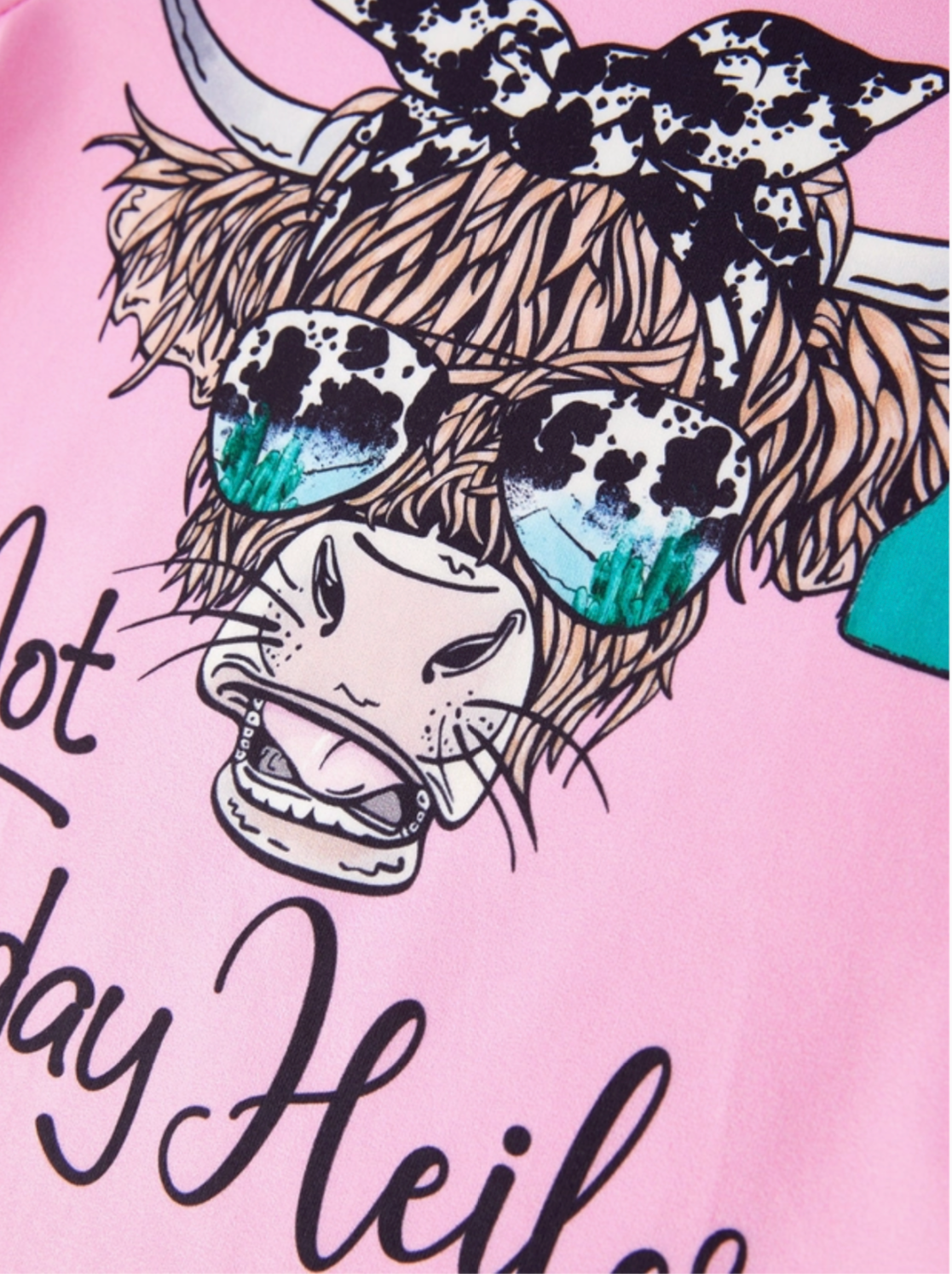 Not Today Heifer Bell Bottom Set