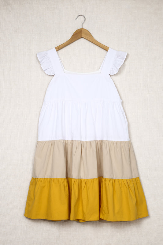 Golden Grace Tiered Dress