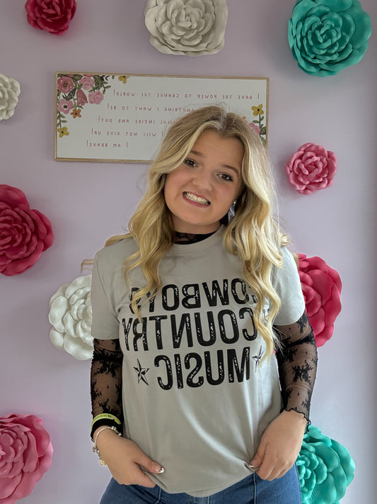 Cowboys & Country Tee
