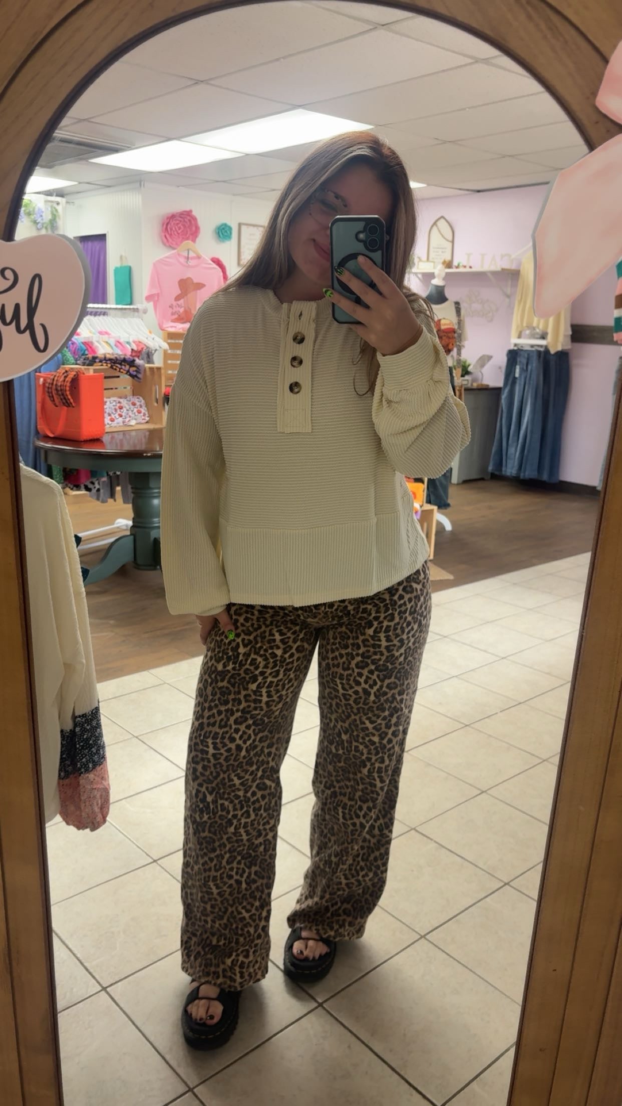 Light Tan Ribbed Pullover