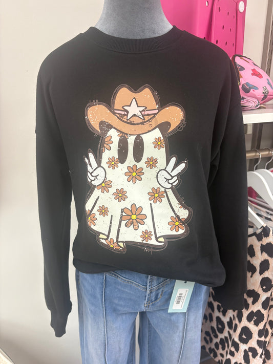 Cowboy Ghost Crewneck