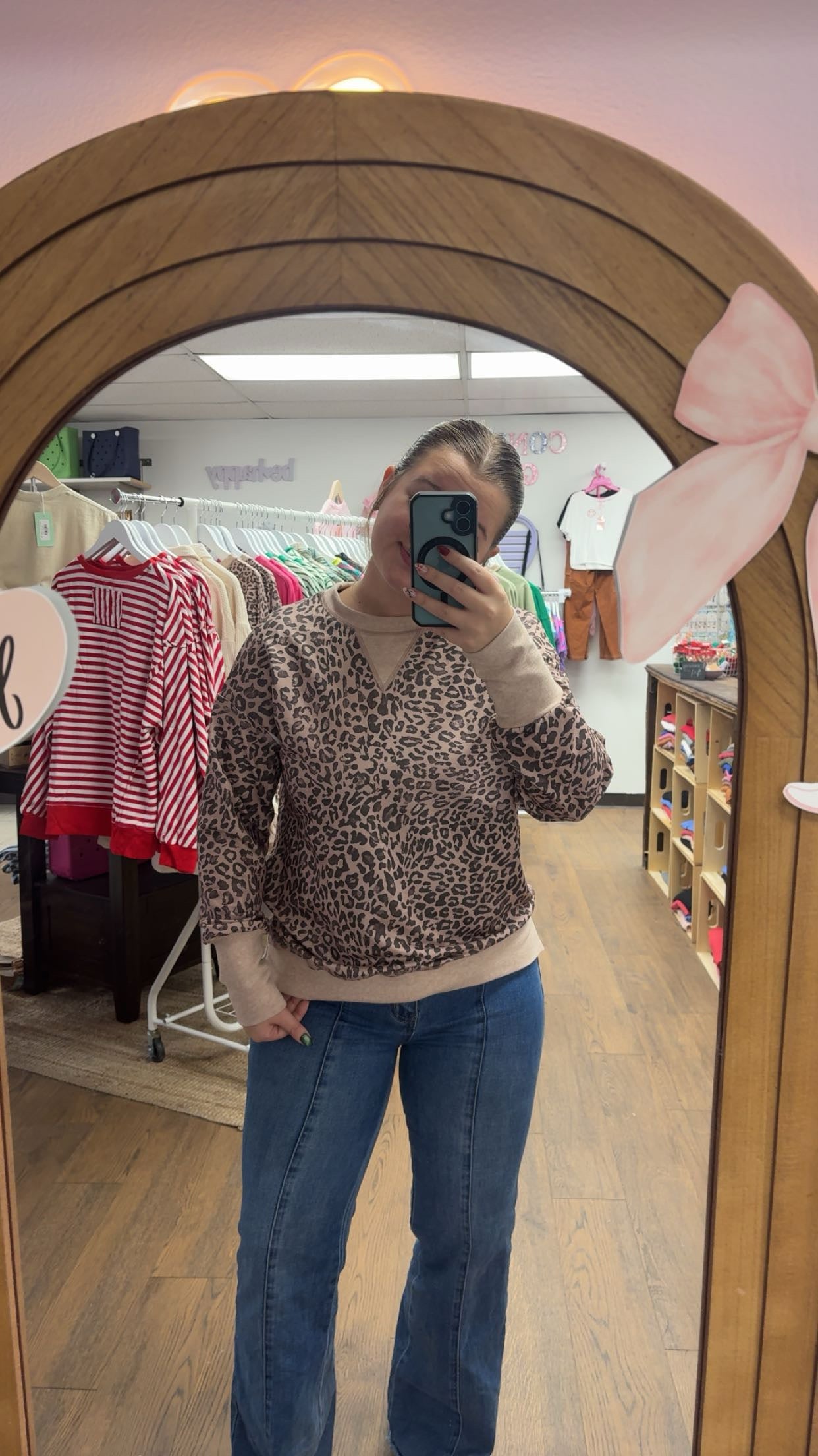 Leopard Print Pullover