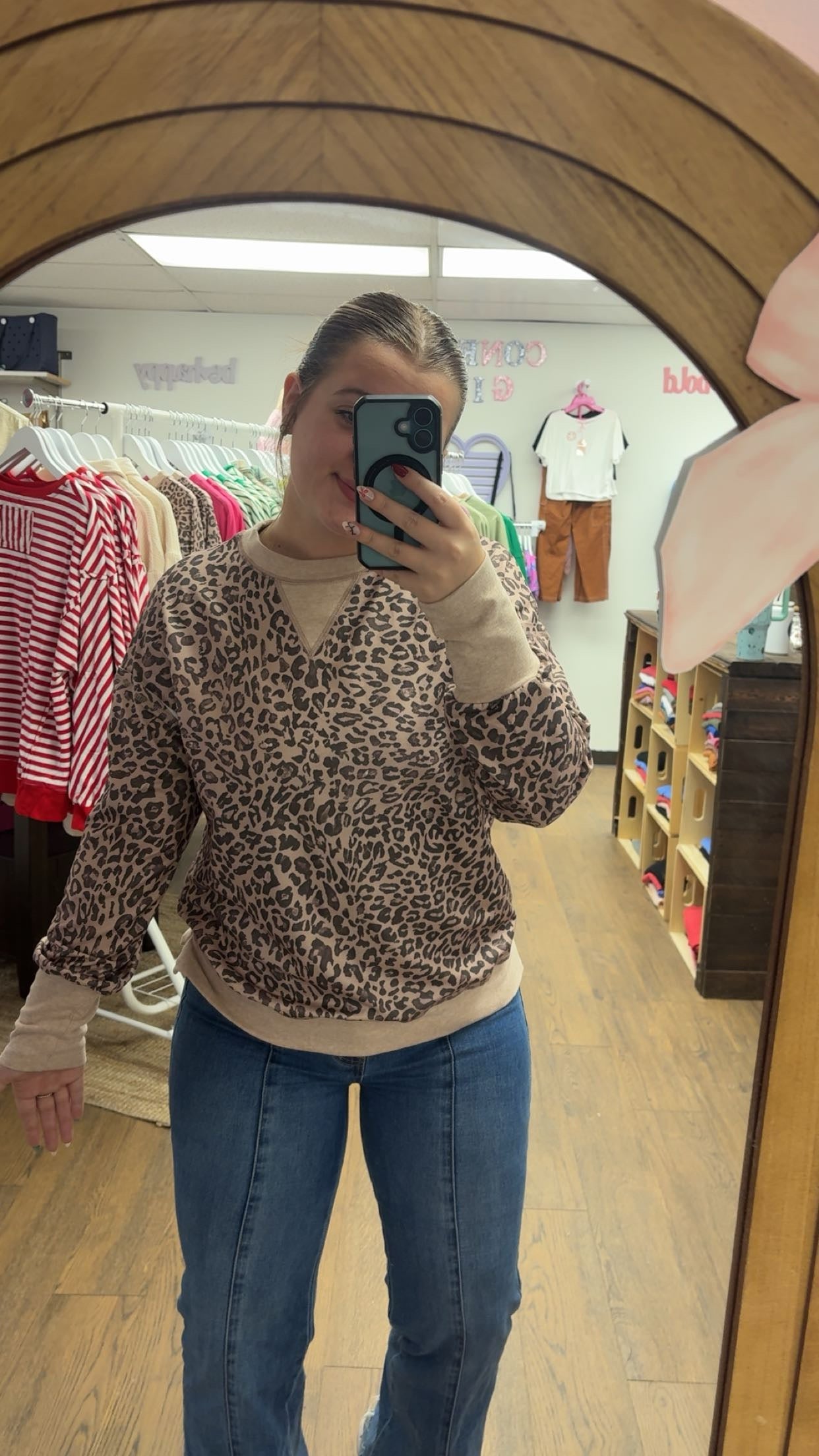 Leopard Print Pullover