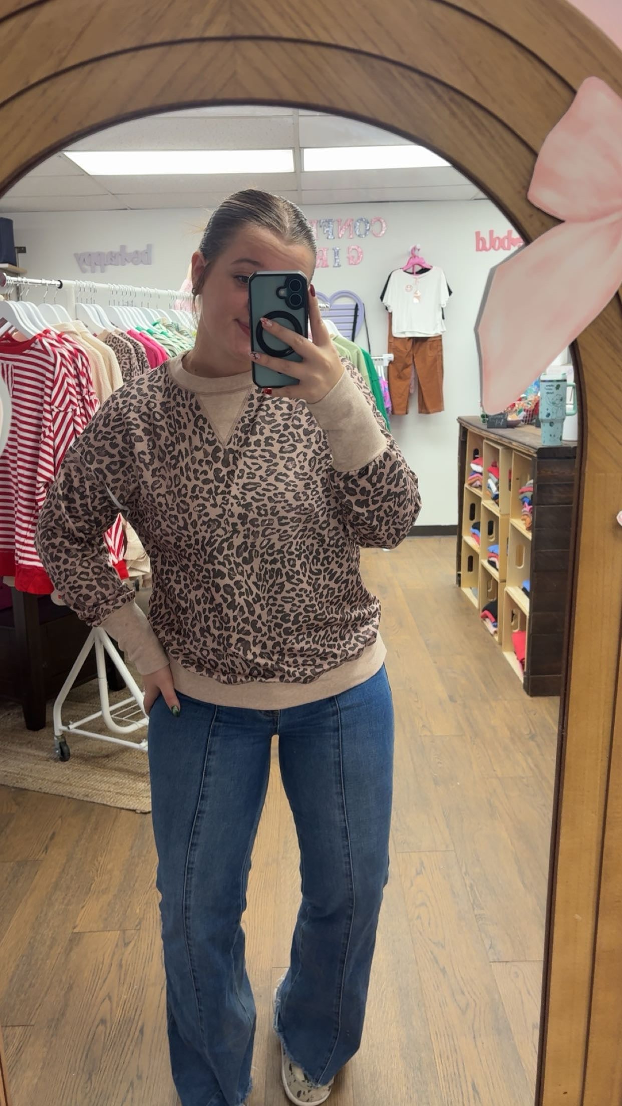 Leopard Print Pullover