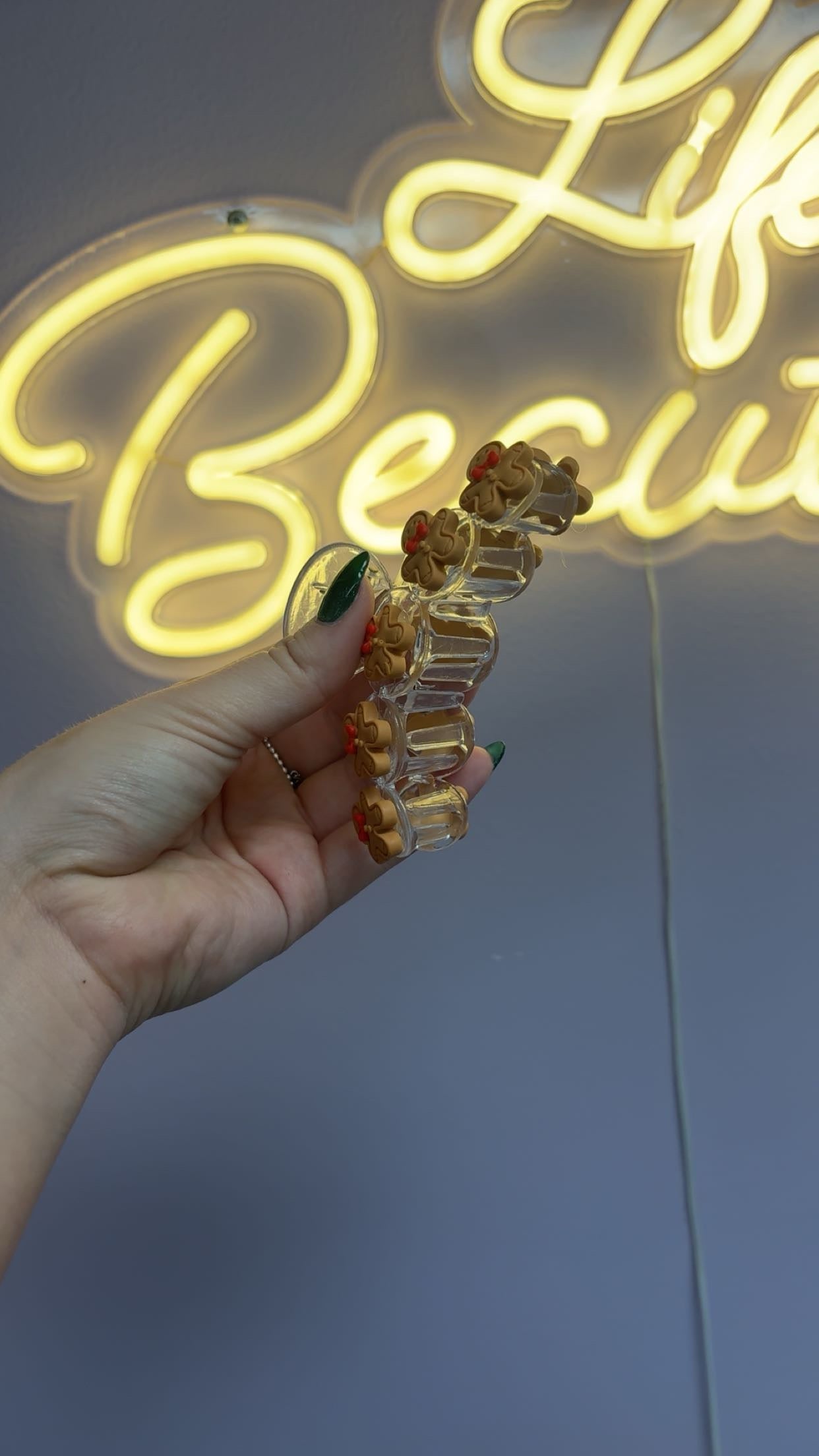 GingerBread Claw Clip