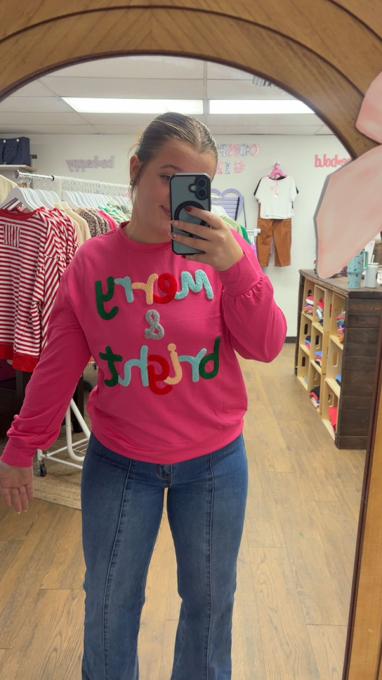 Pink Merry & Bright Pullover