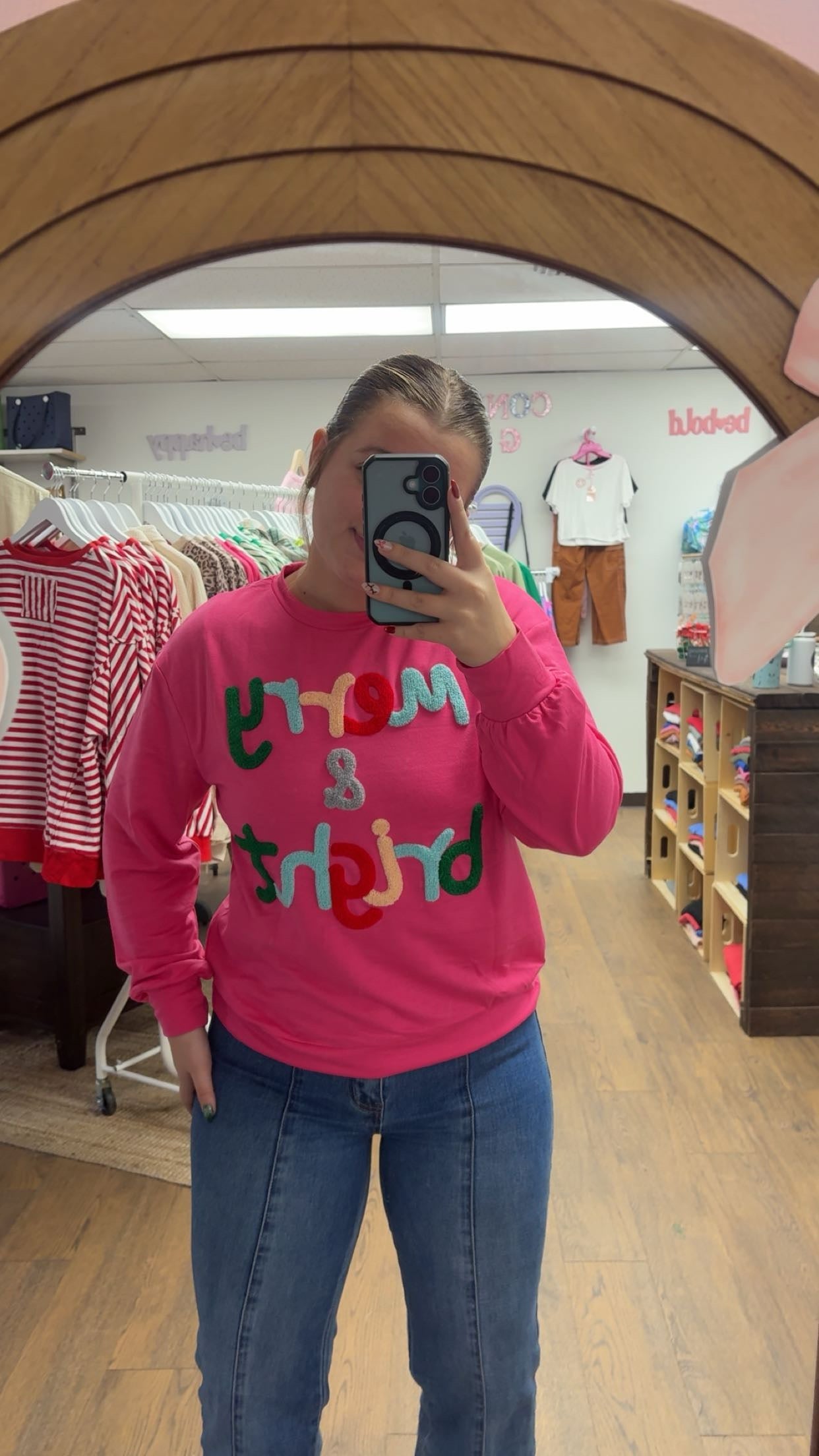 Pink Merry & Bright Pullover