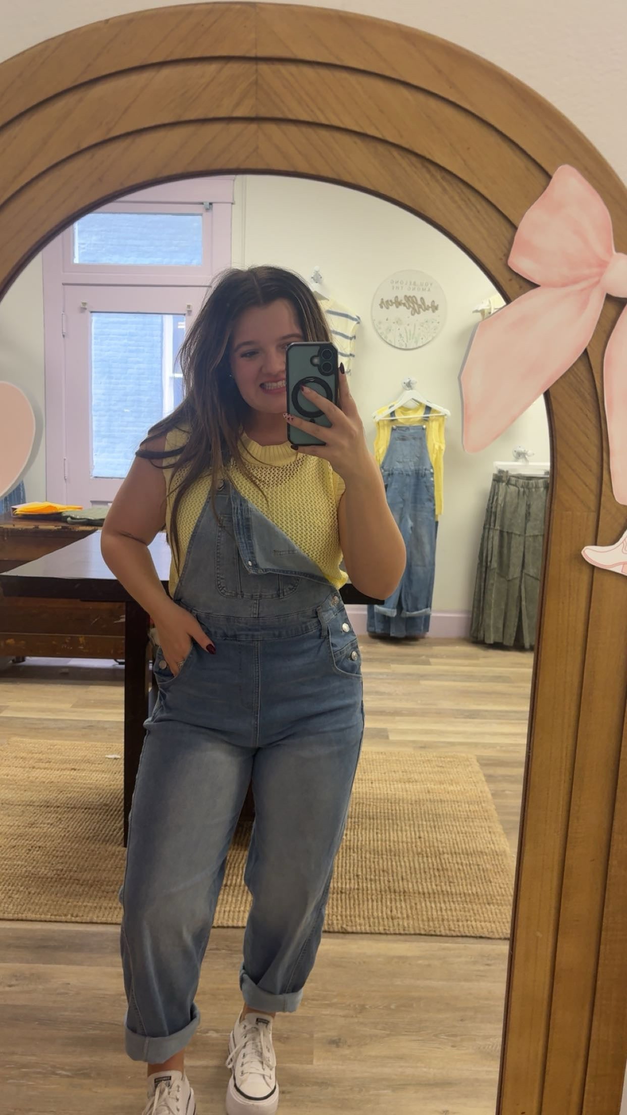 Barrel Denim Overalls