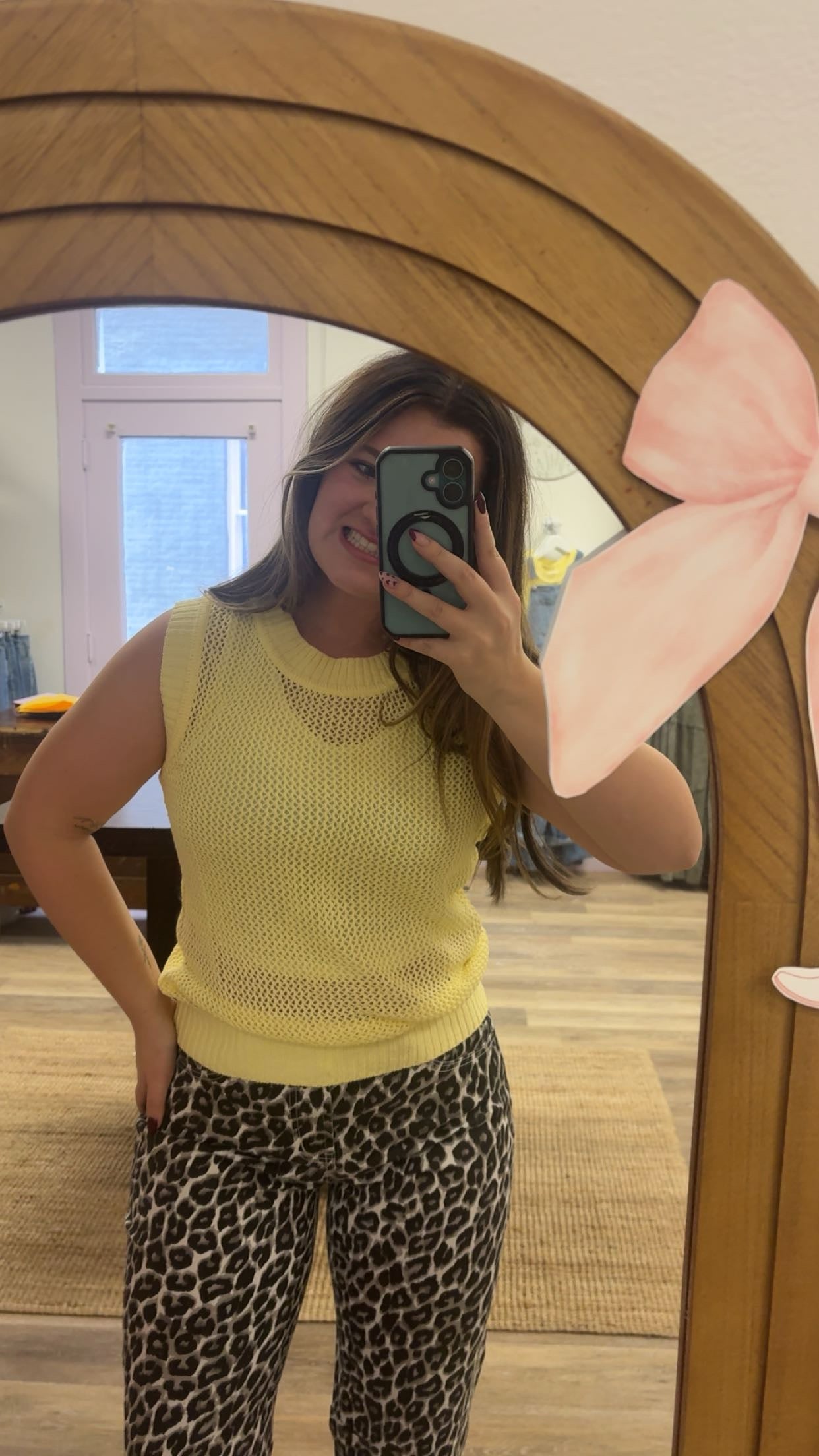 Yellow Knit Top