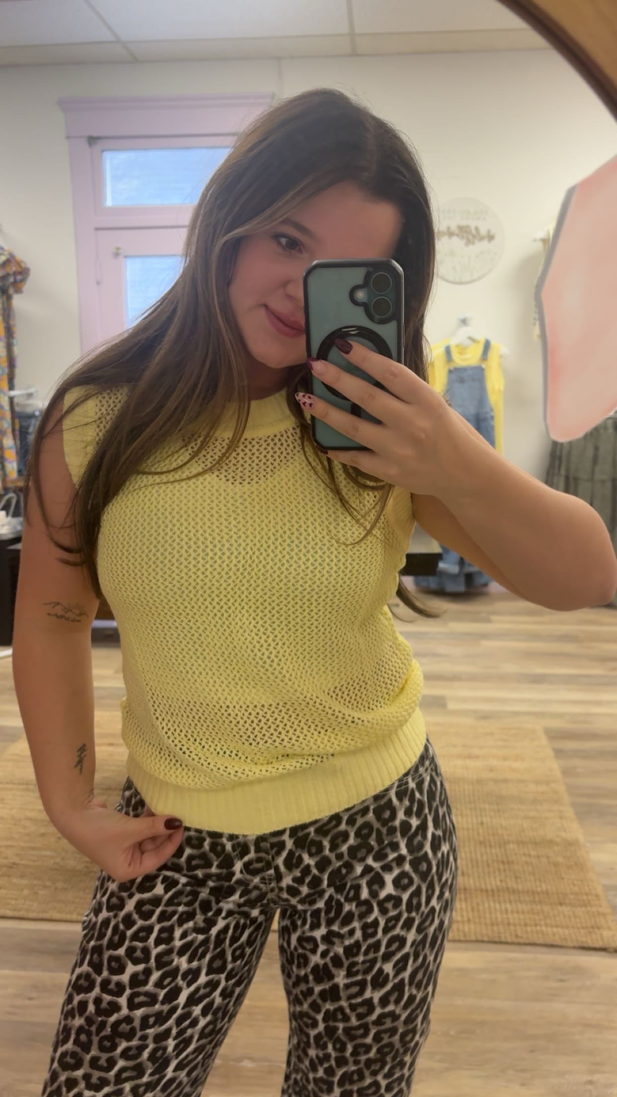 Yellow Knit Top