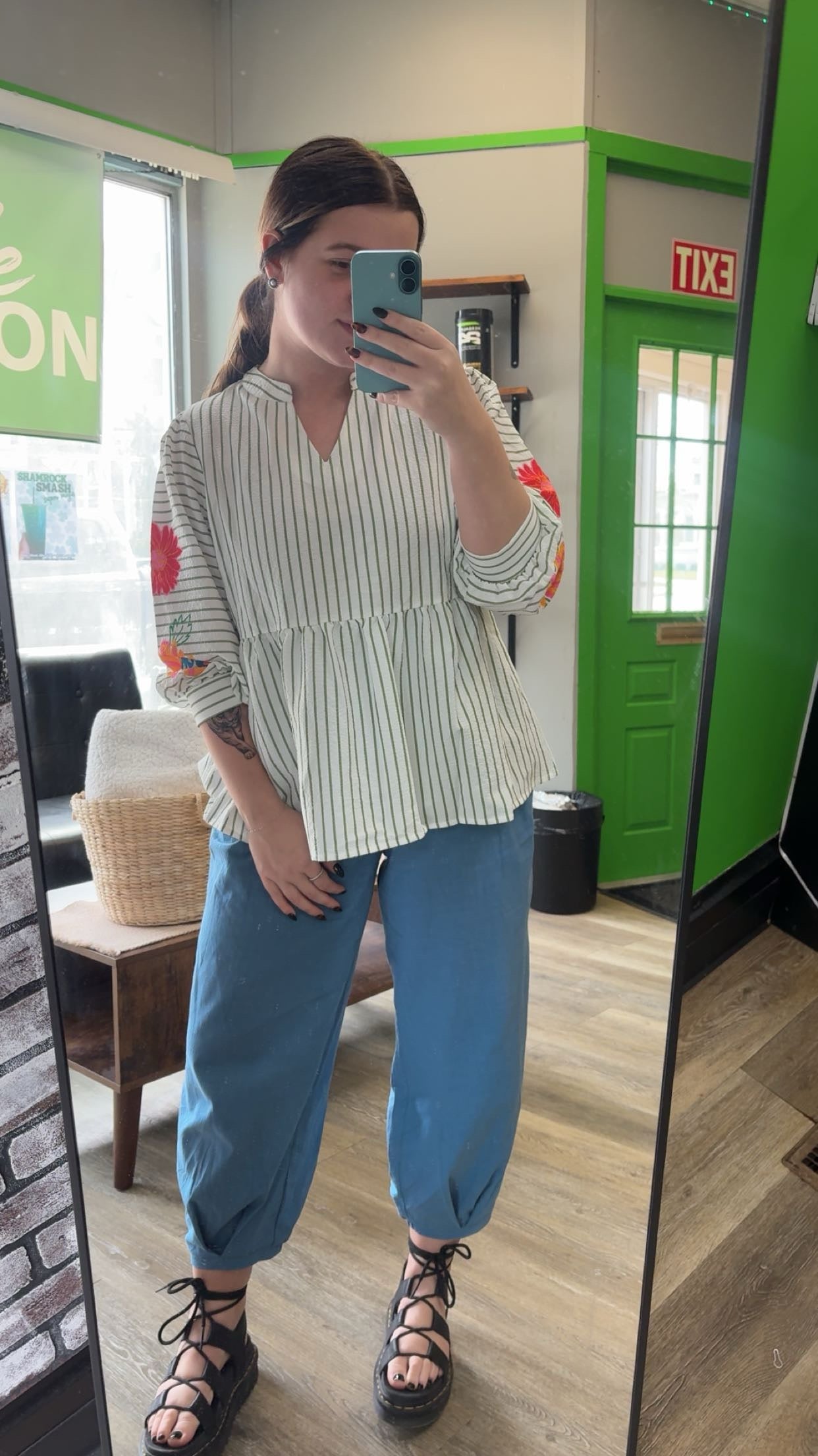 Flowy Stripe Spring Top