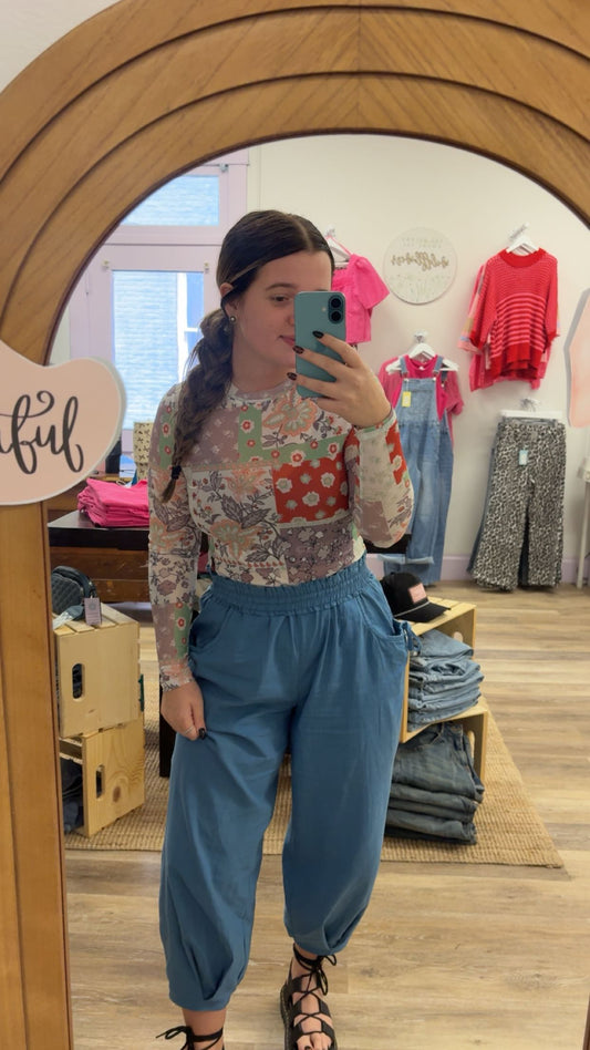 Multi Color Mesh Top