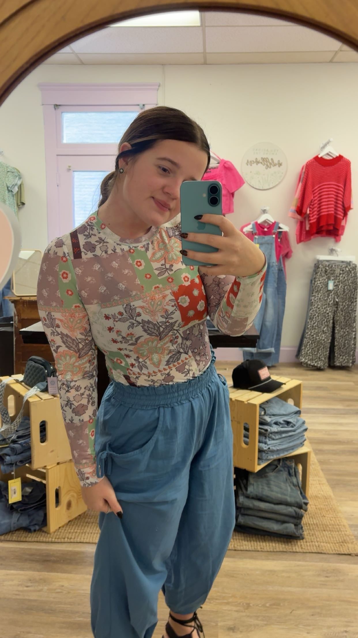 Multi Color Mesh Top