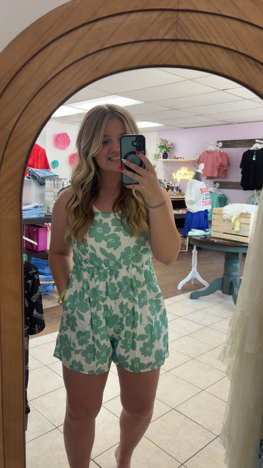 Wild Mint Romper