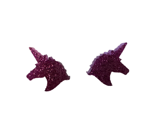 Enchanted Pink Unicorn Earrings