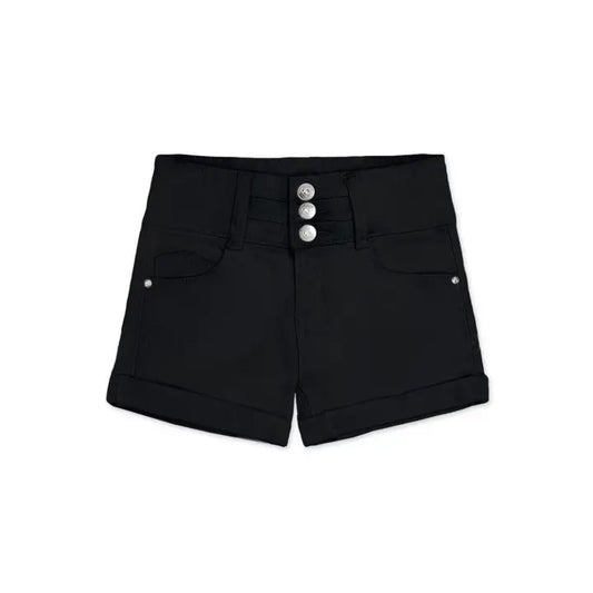 Black Denim Shorts