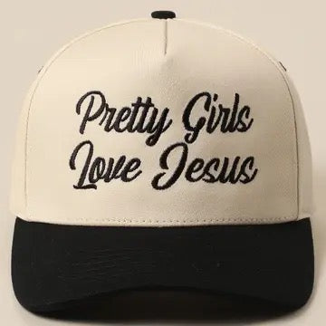 Pretty Girls Love Jesus Trucker Hat