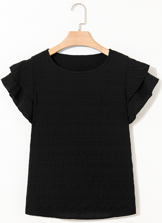 Eclipse Ruffle Top