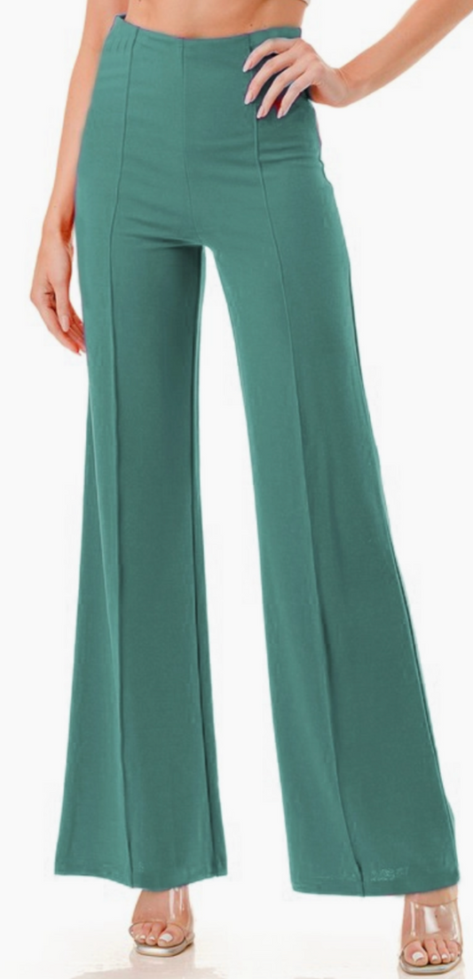 Sleek Statement Teal Dress Pants