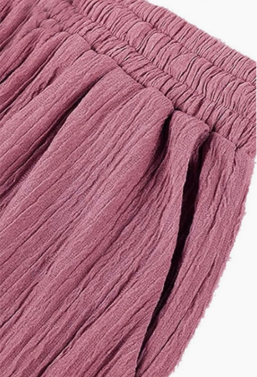 Dusty Rose Flow Pants