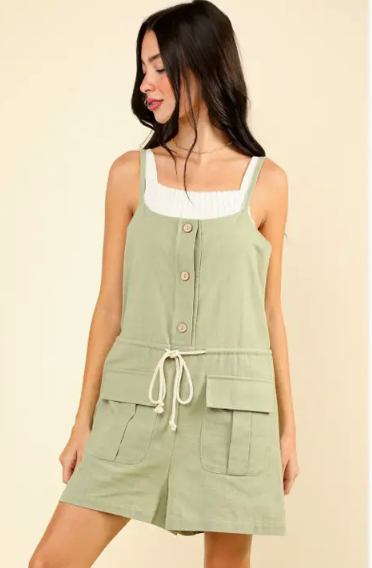 Whispering Sage Romper