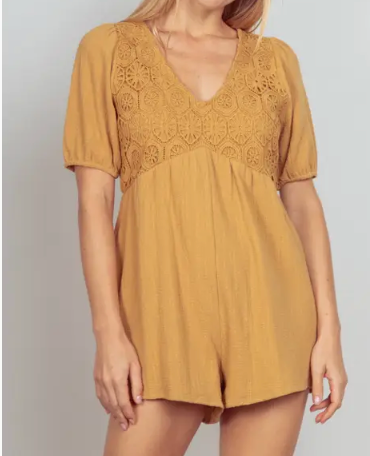 Camel Charm Romper