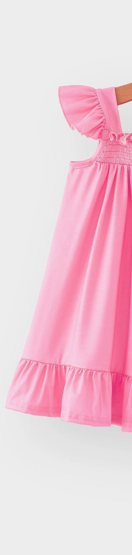 Pink Lemonade Ruffle Dress